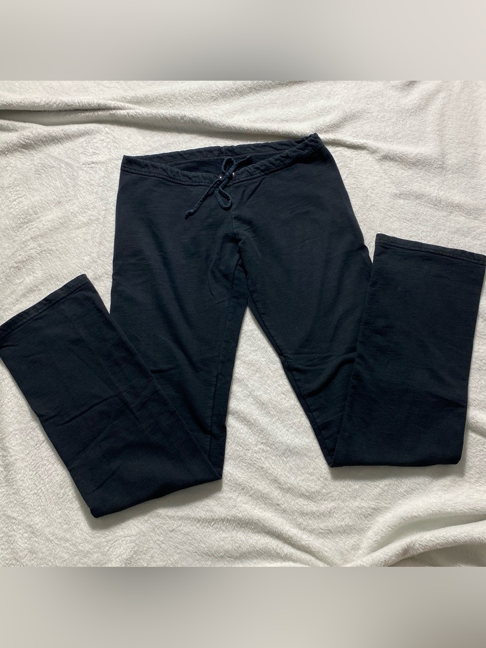 American Apparel Black Drawstring Joggers